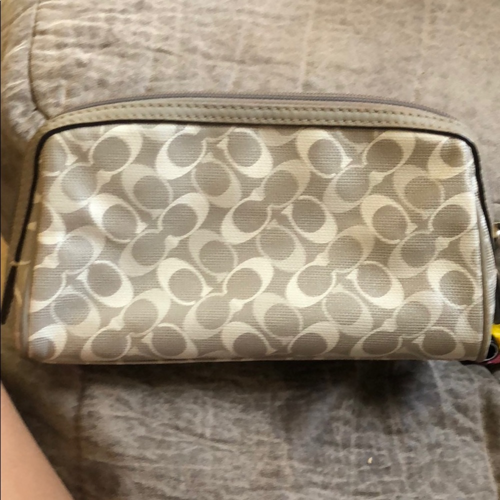 Coach make-up bag